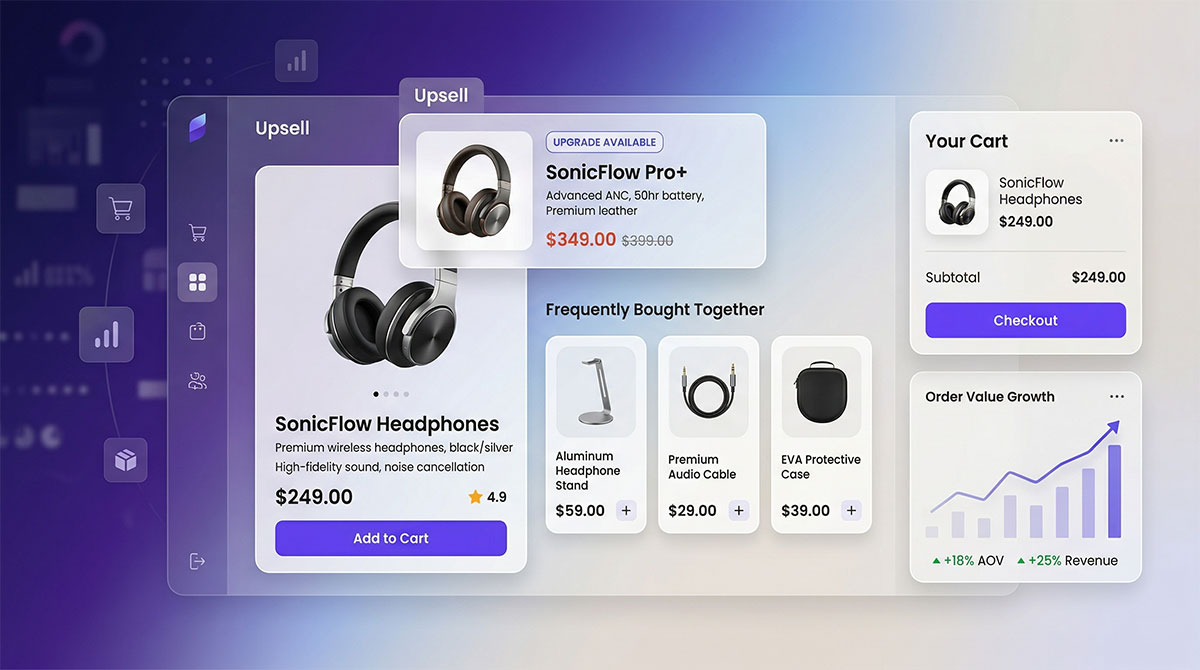 كيف ترفع متوسط قيمة الطلب باستخدام Upsell و Cross-sell