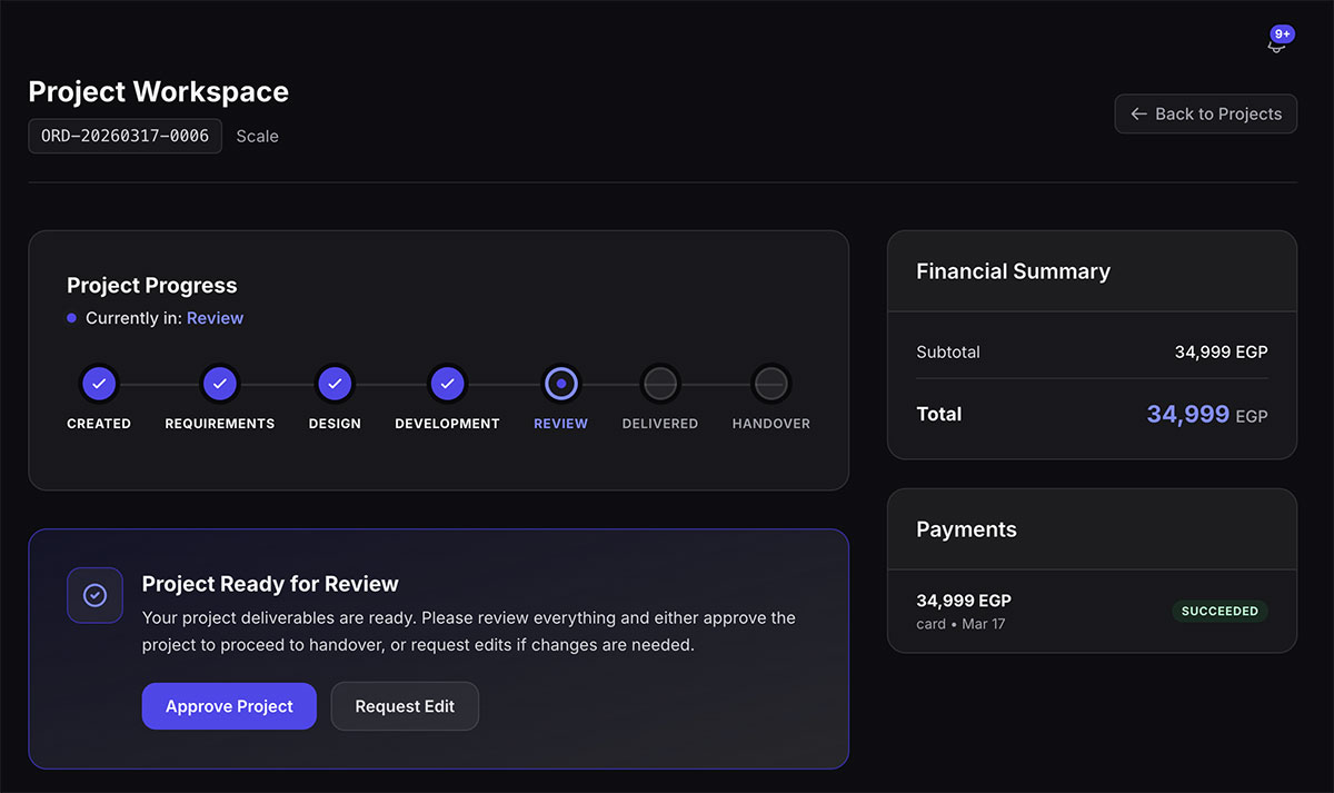 Project Delivery Dashboard